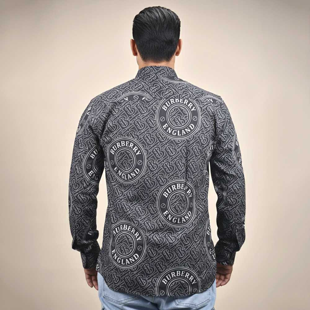 Burberry Black Premium Quality Shirt-3