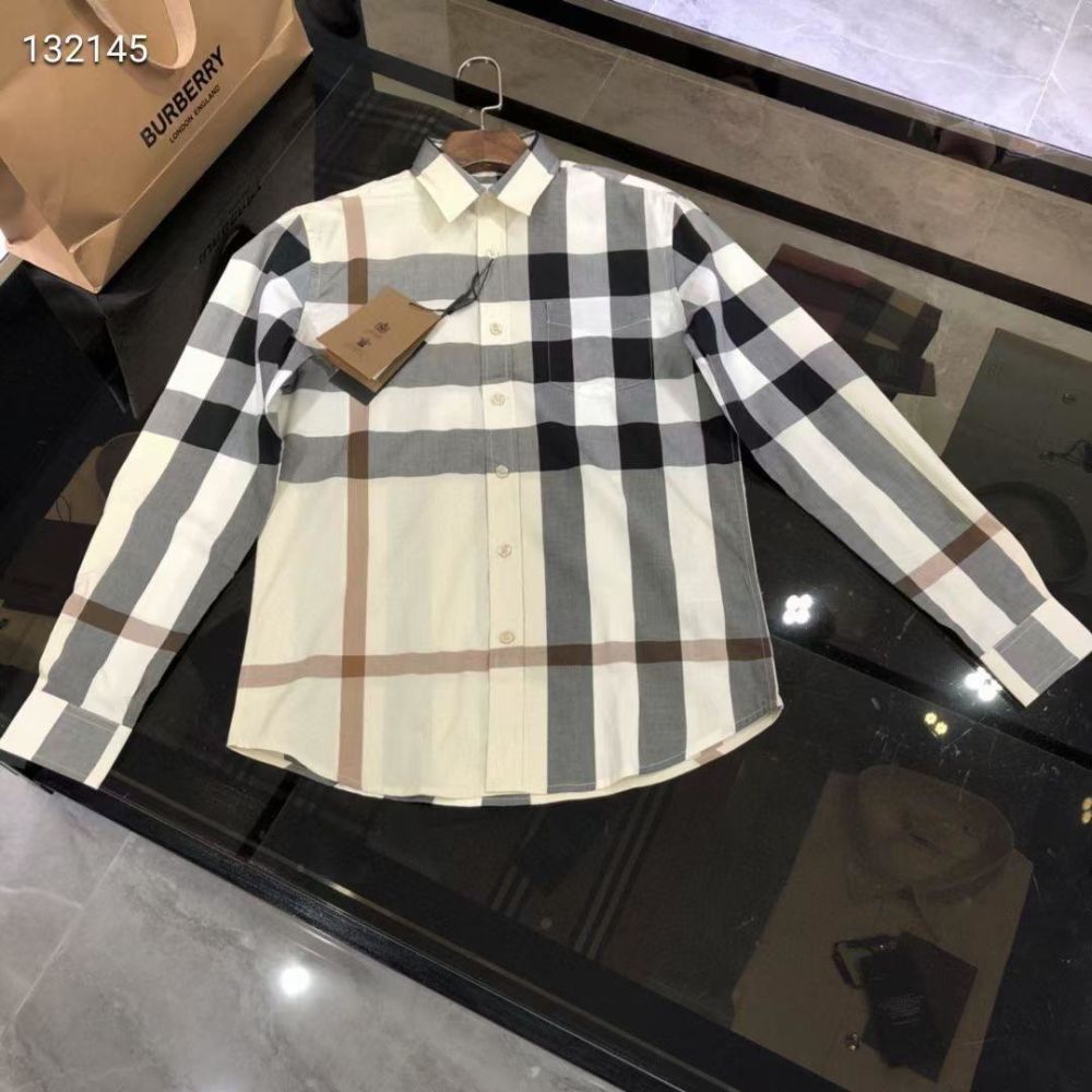 Burberry Checked Brown Premium Shirt-thumb-0