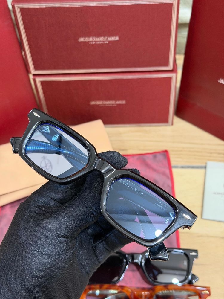 Jacques Marie Mage Blue Luxury Sunglasses-1