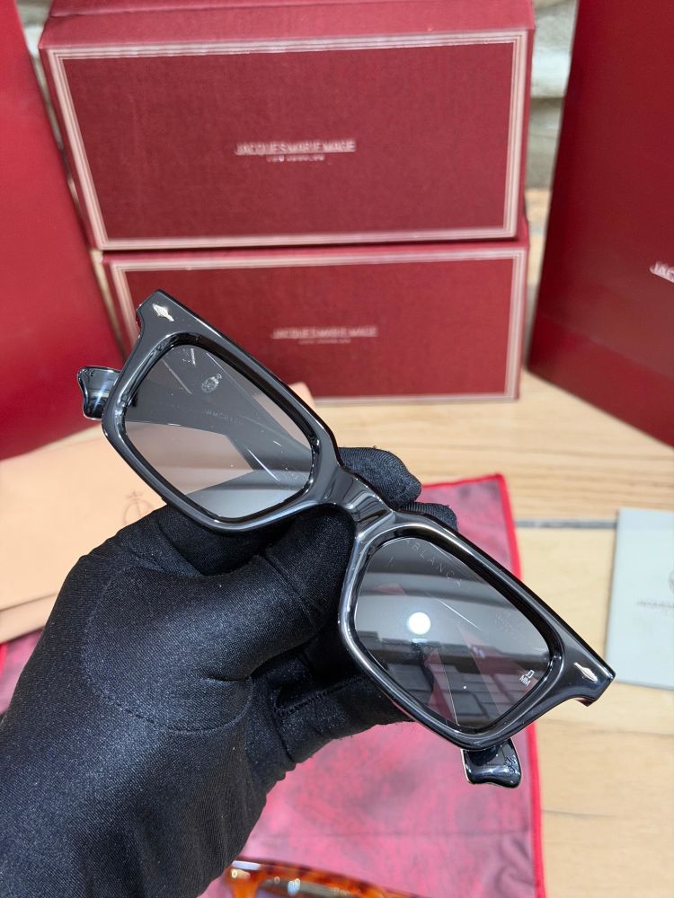 Jacques Marie Mage Black Luxury Sunglasses-1
