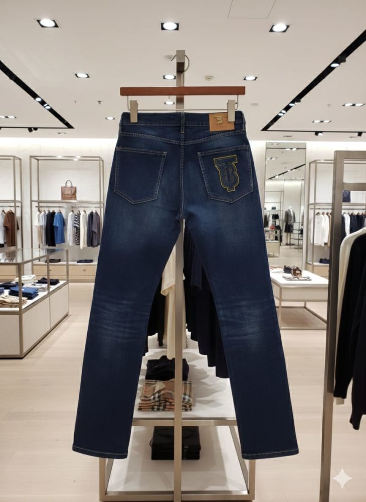 Burberry Dark Blue Premium Denim Jeans-1