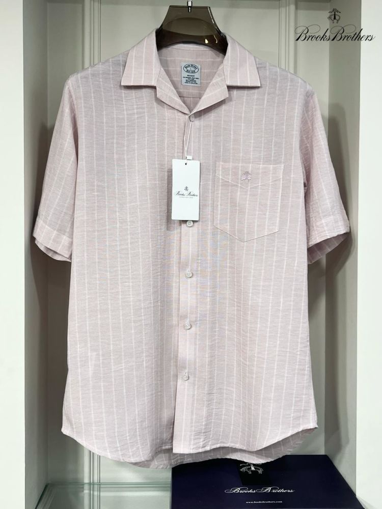 Brooks Brothers Pink Premium Cotton Shirt-1