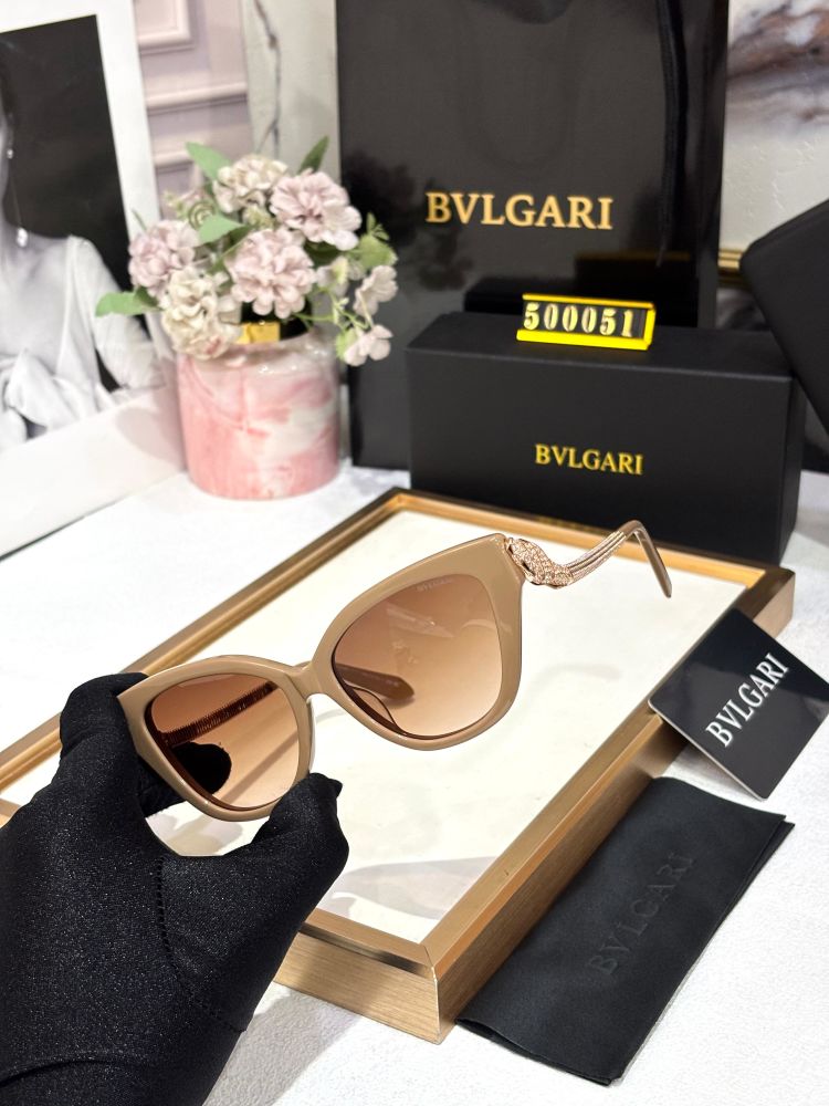 Bvlgari Brown Luxury Sunglasses-2
