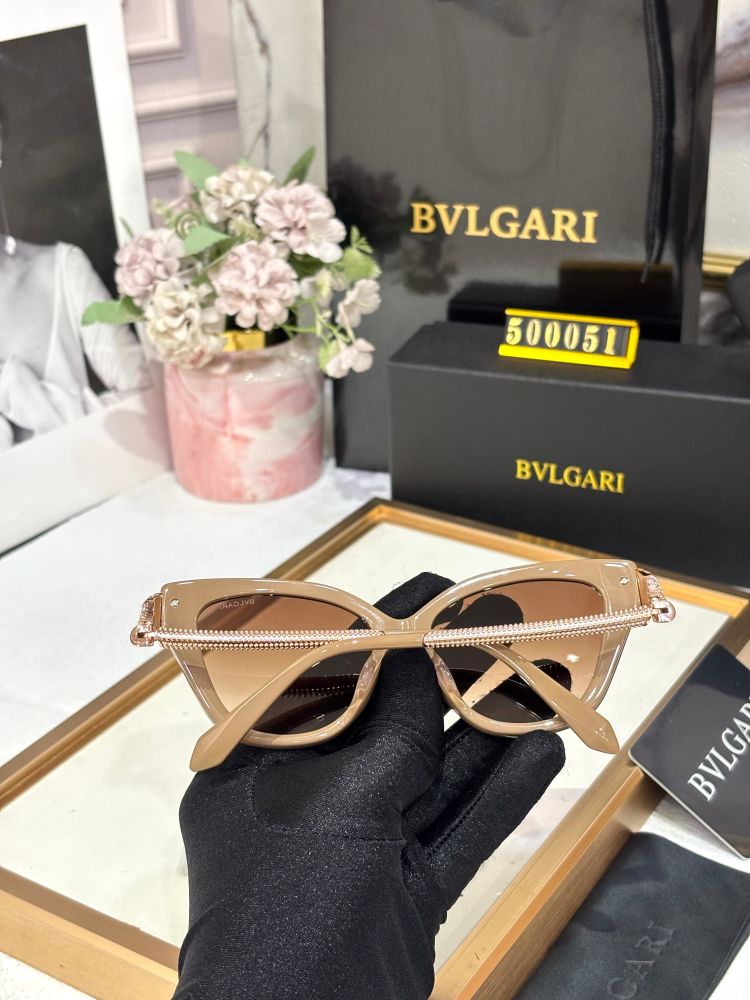 Bvlgari Brown Luxury Sunglasses-5
