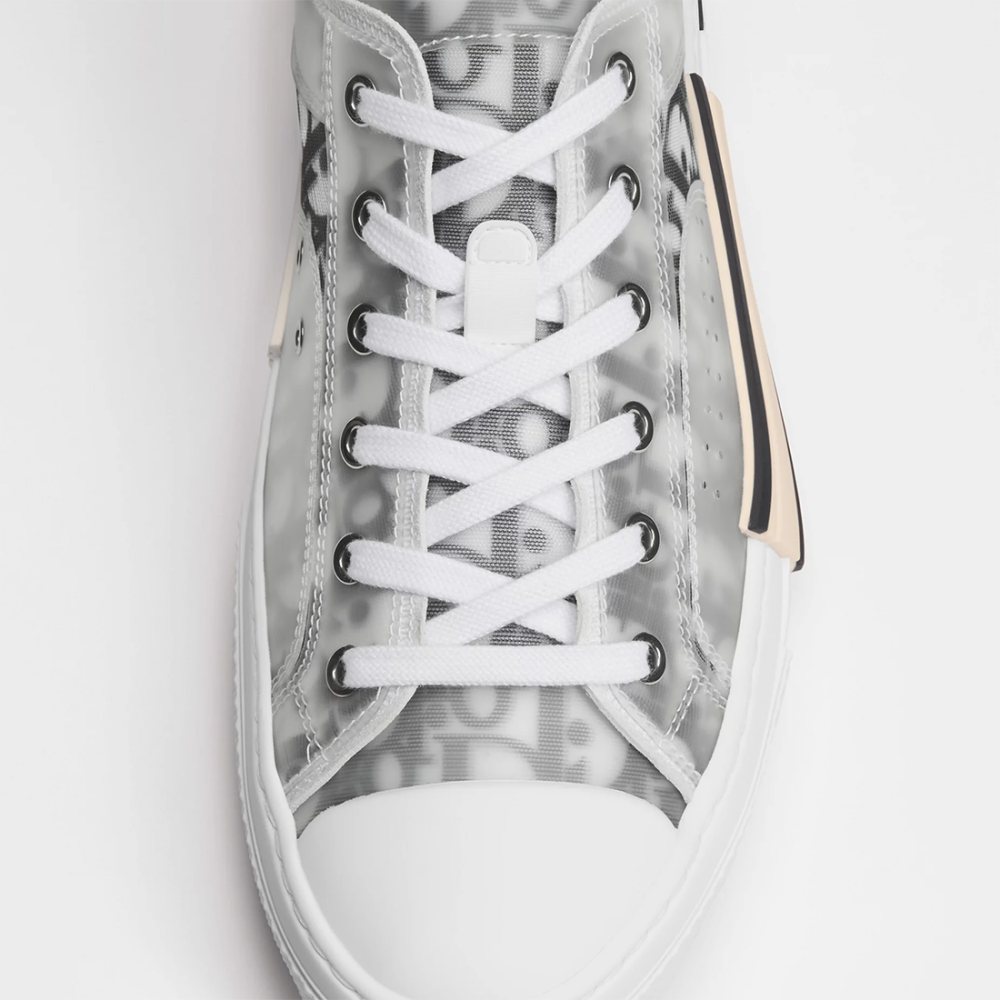 Dior Oblique Canvas B23 League White & Black Low-Top Sneaker-2