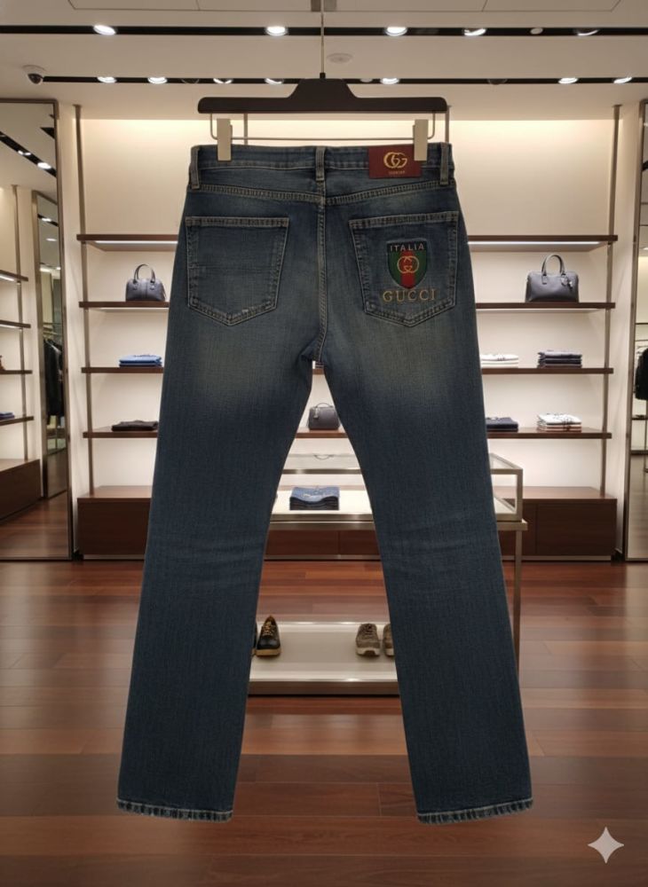 Gucci Blue Premium Quality Jeans-1