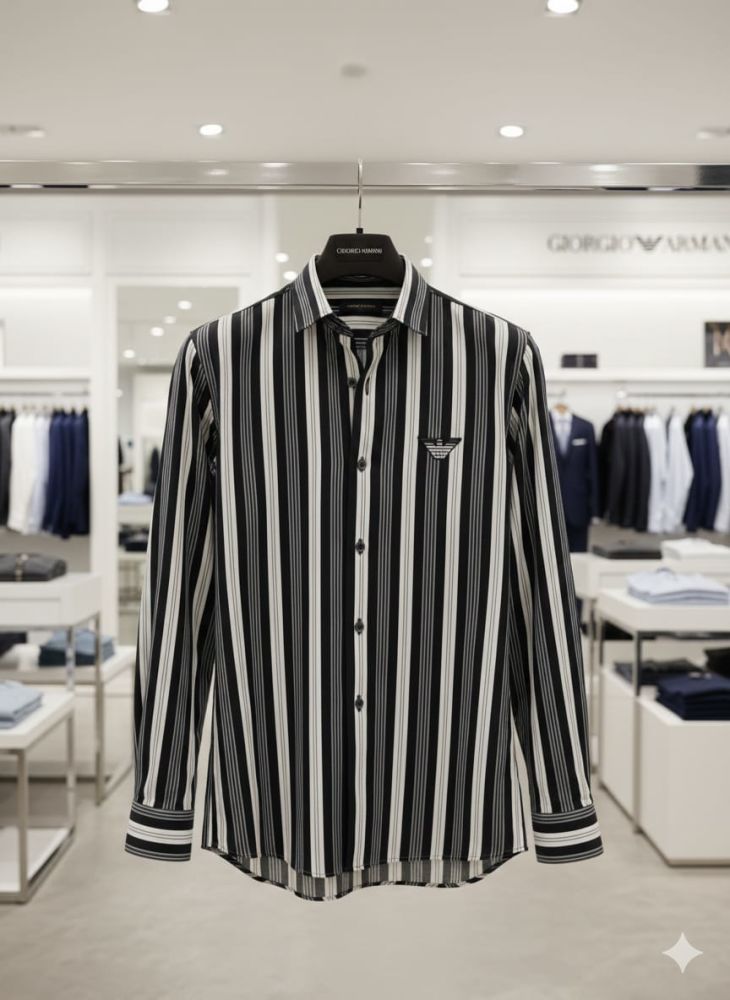 Emporio Armani Black Premium Quality Shirt-3