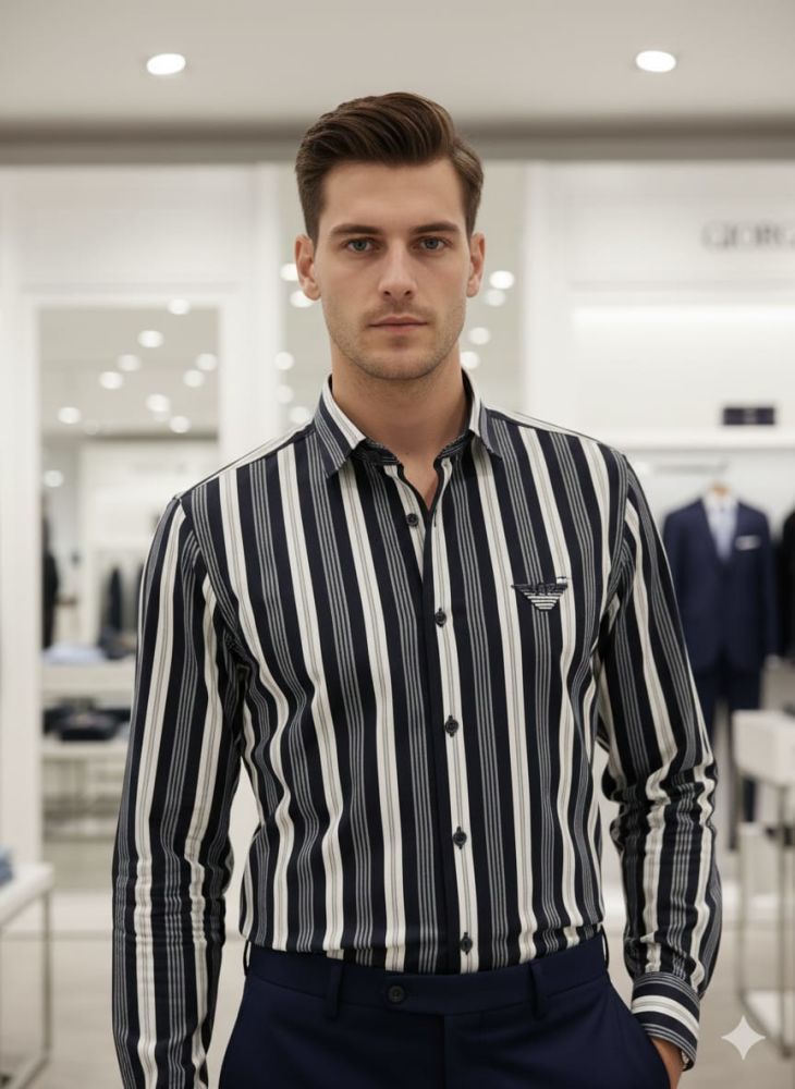 Emporio Armani Black Premium Quality Shirt-2