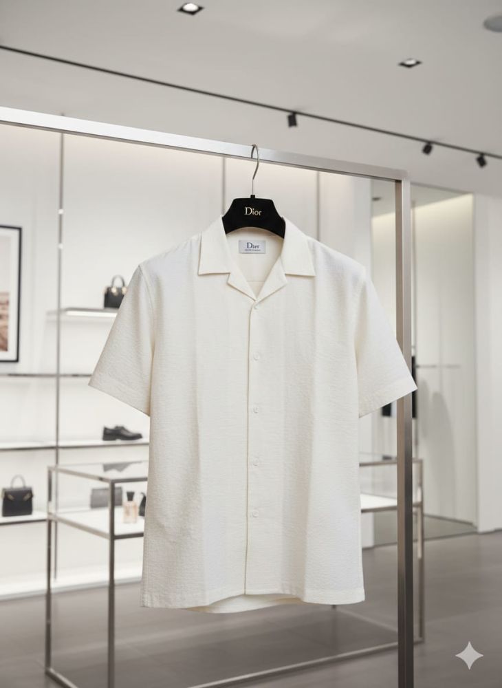 Dior Printed Premium Quality Short Sleeve Shirt-2