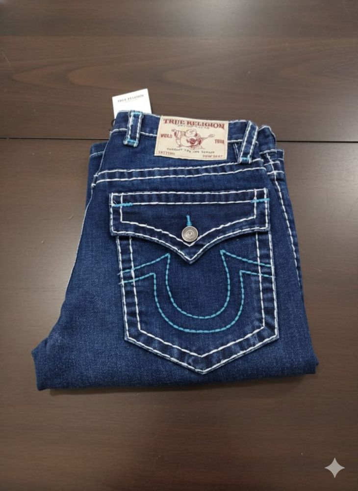 True Religion Blue Premium Quality Denim Jeans-2