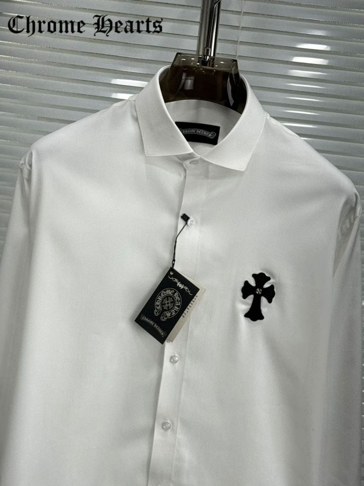 Chrome Hearts White Premium Quality Shirt-2