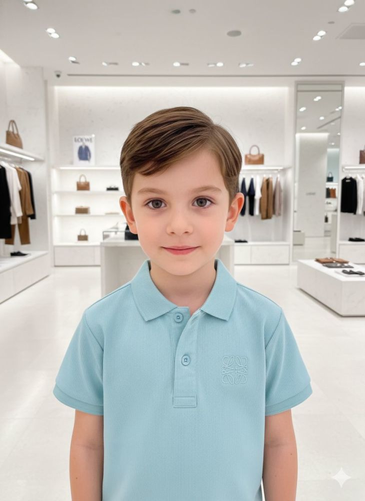 Loewe Sky Blue Kids Premium Quality T-shirt-1