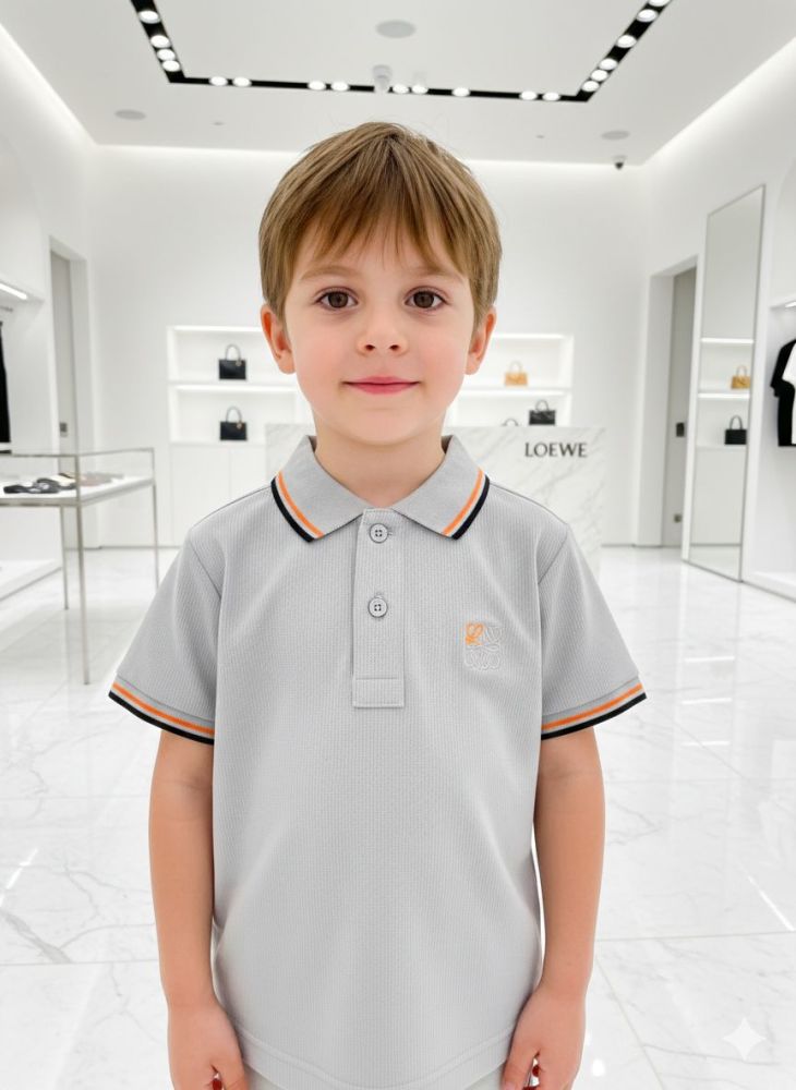 Loewe Grey Kids Premium Quality T-shirt-1