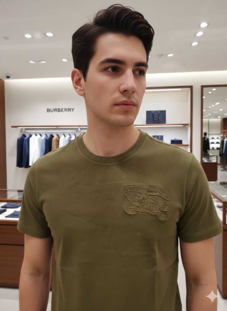 Burberry Green Premium Exclusive Polo T-shirt-2