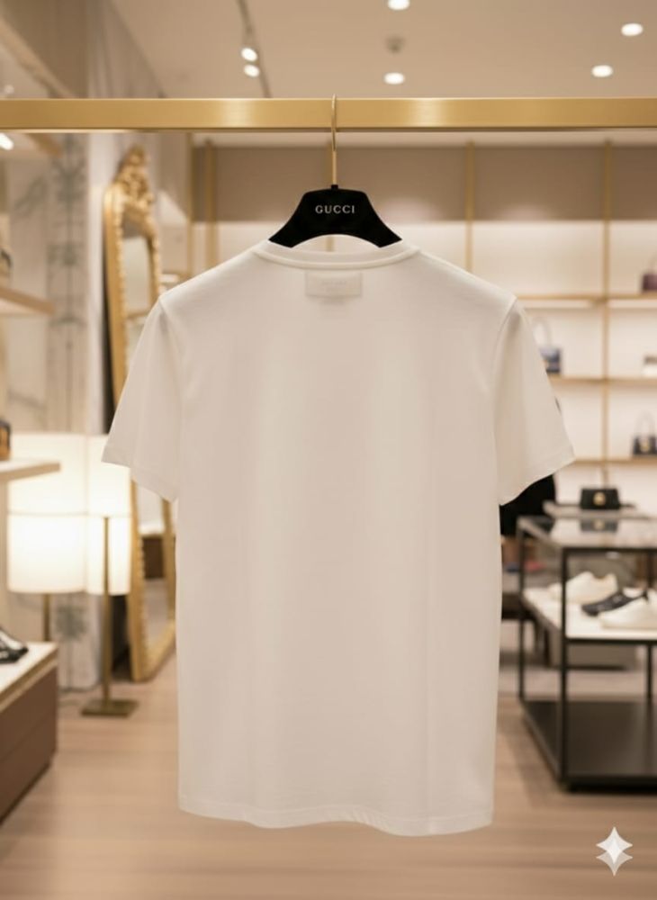 Gucci White Premium Quality Polo T-shirt-3