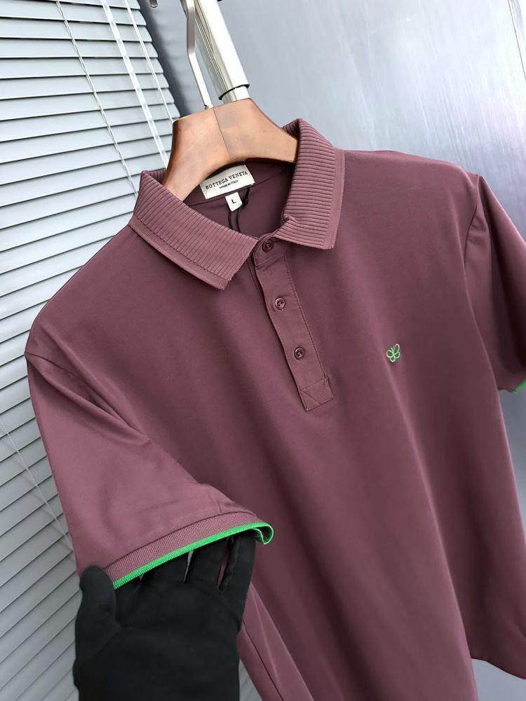 Bottega Veneta Wine Bee Emboided Premium T-shirt-1