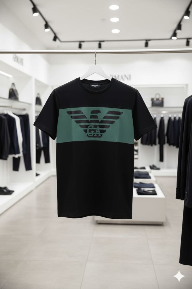 Giorgio Armani Black Premium Quality T-shirt-2
