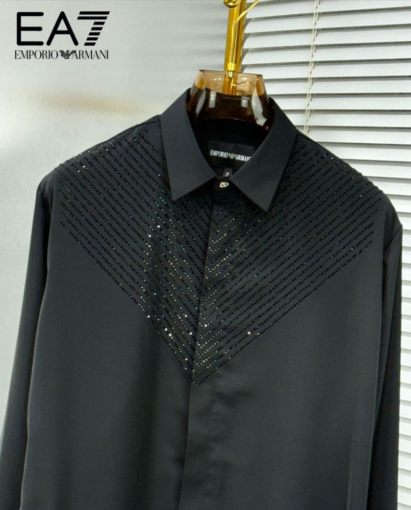 Emporio Armani Black Premium Quality Shirt-1