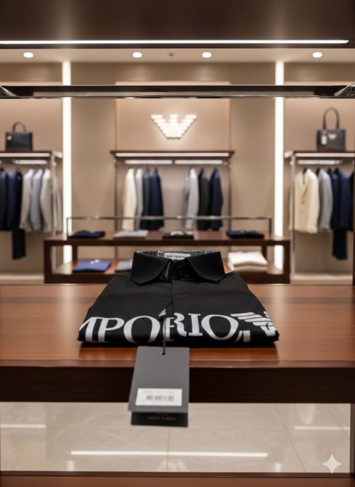 Emporio Armani Black Premium Quality Shirt-2