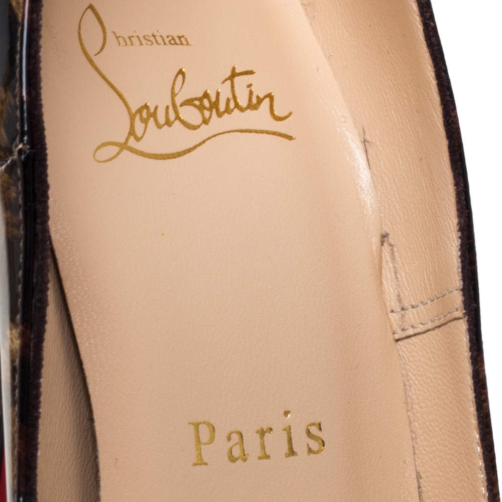 Christian Louboutin Leopard Pigalle Follies 100 Pumps-6
