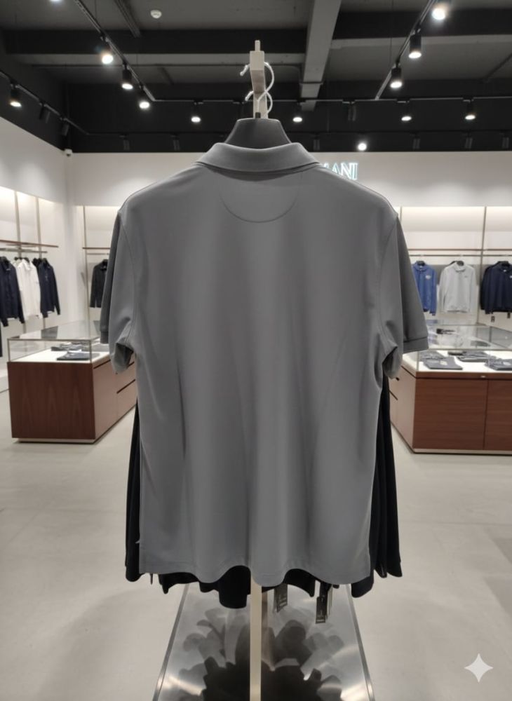 Armani Exchange Grey Premium Quality T-shirt-3