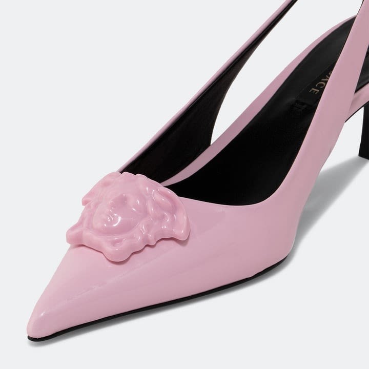 Versace La Medusa Pink Heels Sandles-2