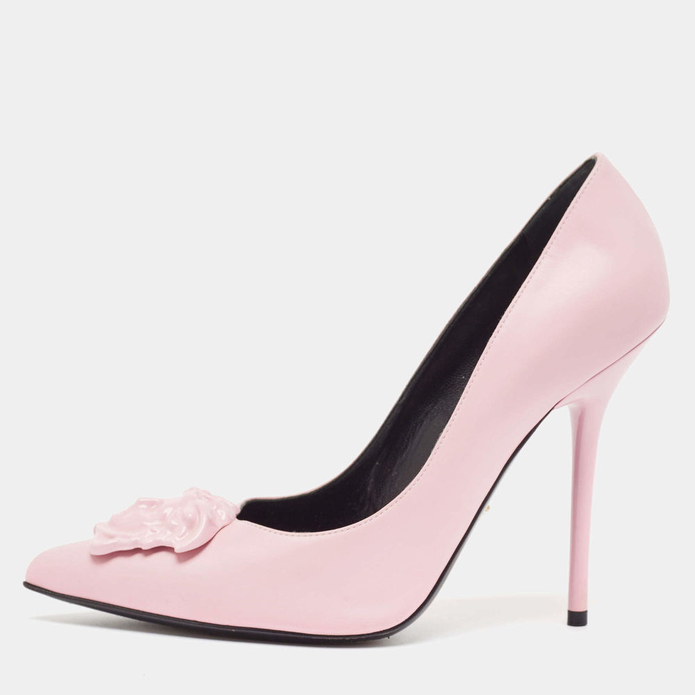Versace La Medusa Pink Heels Sandles-1