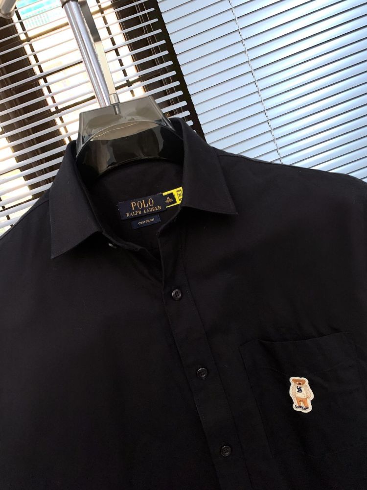 Ralph Lauren Black Premium Quality Short Sleeve Shirt-thumb-2