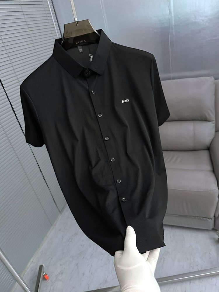 Hugo Boss Black Premium Quality Short Sleeve Shirt-thumb-1