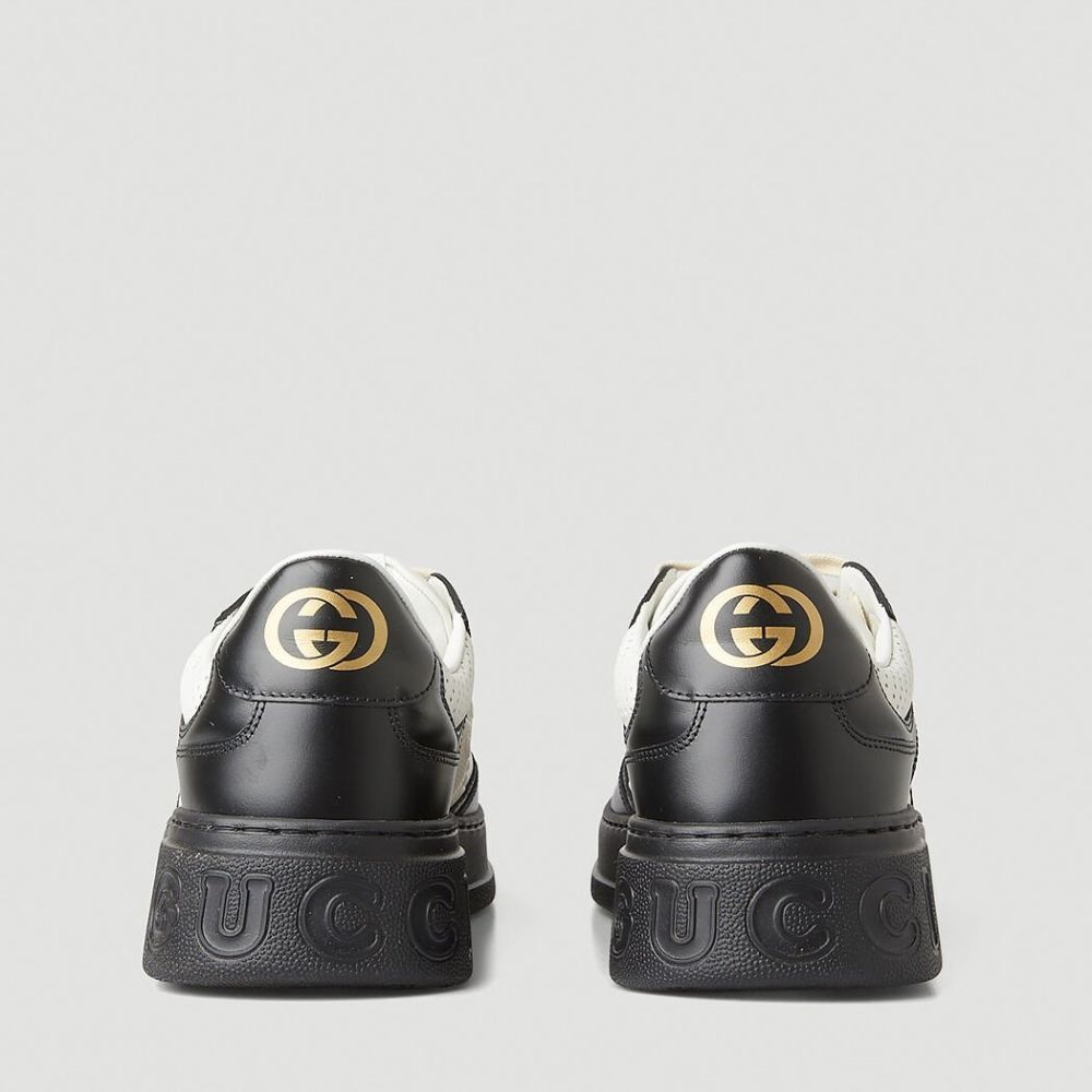 Gucci Black & Cream Premium Sneakers-3