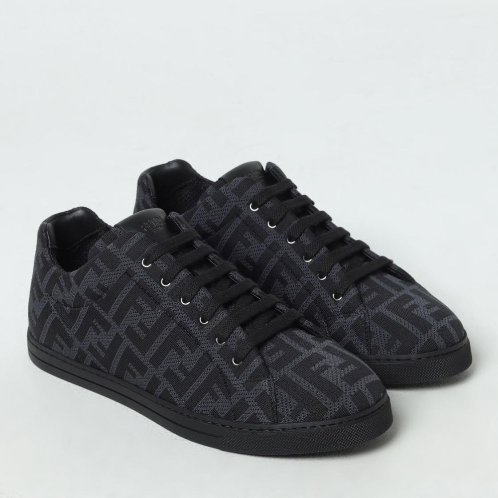 Fendi Roma Black Premium Low-tops Sneakers-1