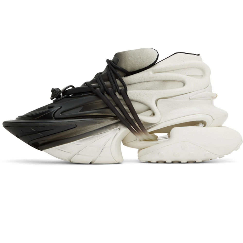 Balmain Paris Black & White Premium Quality Sneakers-3