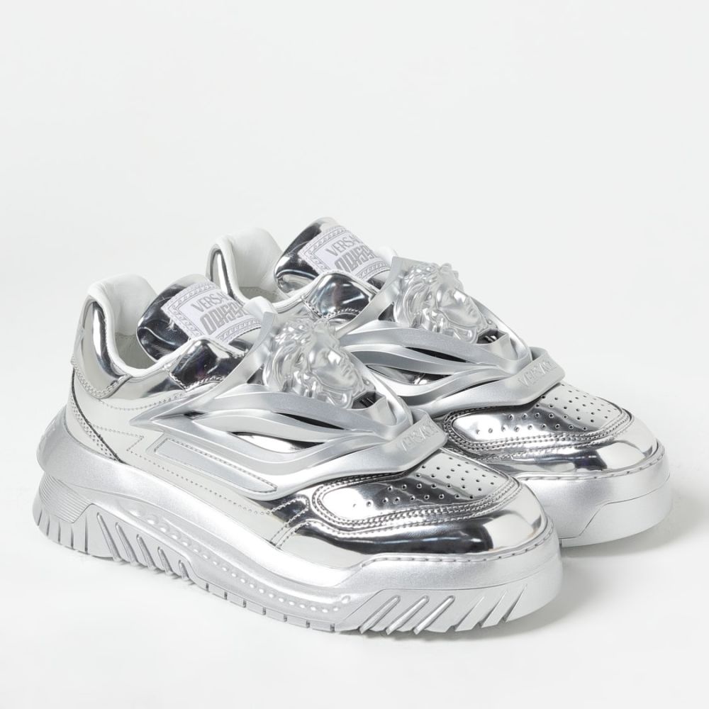 Versace Silver Premium Quality Sneakers-1