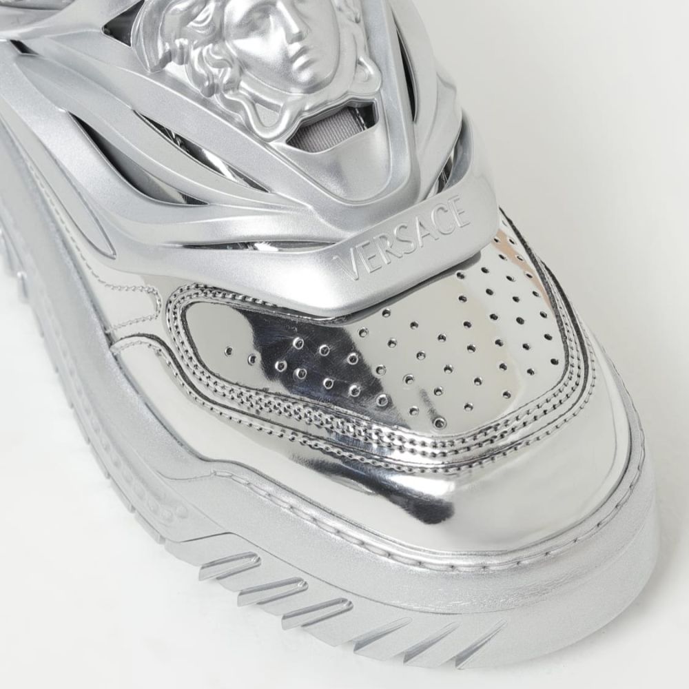 Versace Silver Premium Quality Sneakers-4