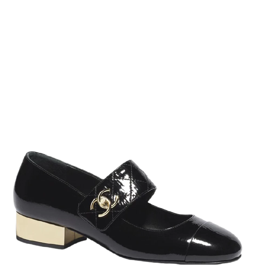 Chanel Black Premium Quality Women's Flat Ballerina Sandals-1