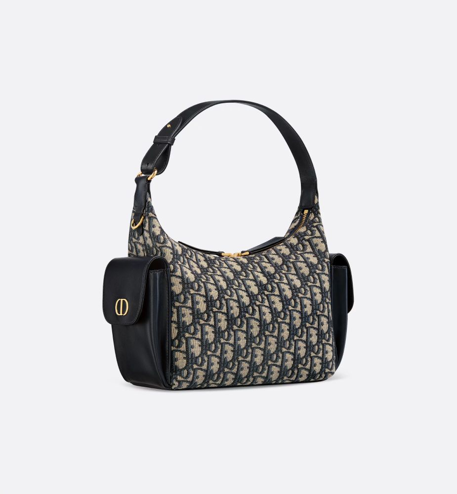 Christian Dior D-Dream Black Shoulder Bag-thumb-1