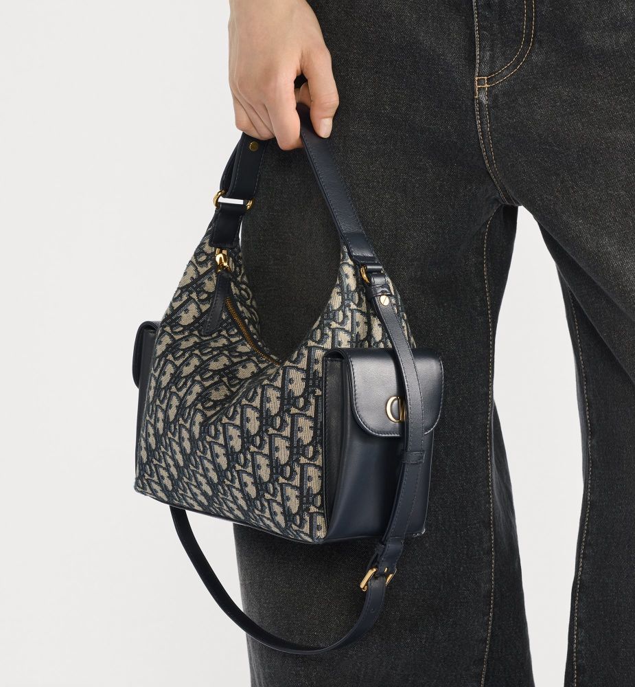 Christian Dior D-Dream Black Shoulder Bag-thumb-4