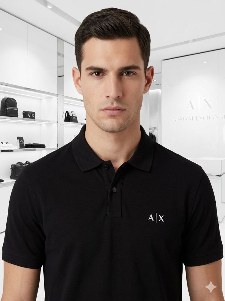 Armani Exchange Black Premium Quality T-Shirt-3