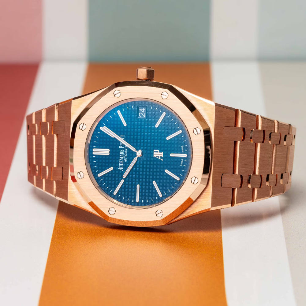 Audemars Piguet Royal Oak Selfwinding "50th Anniversary" Blue Dial M2O153-6