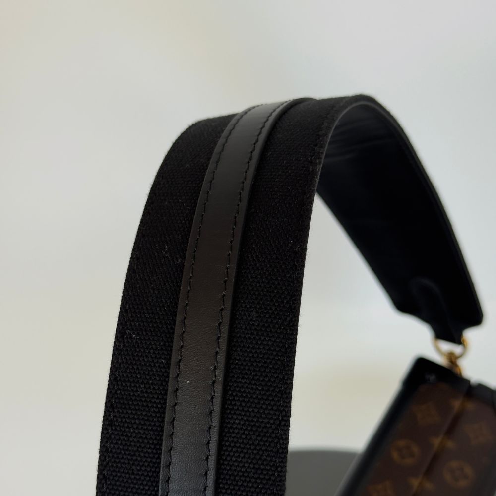 Louis Vuitton Petite Malle East West Brown HandBag-10