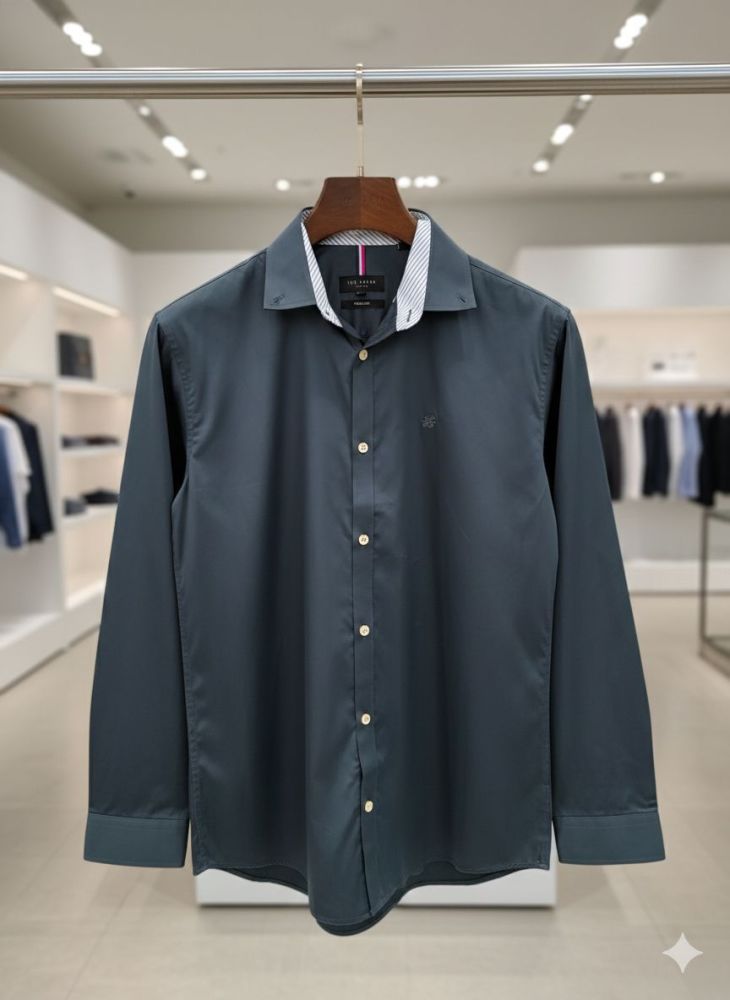 Ted Bekar Teal Blue Premium Quality Shirt-1