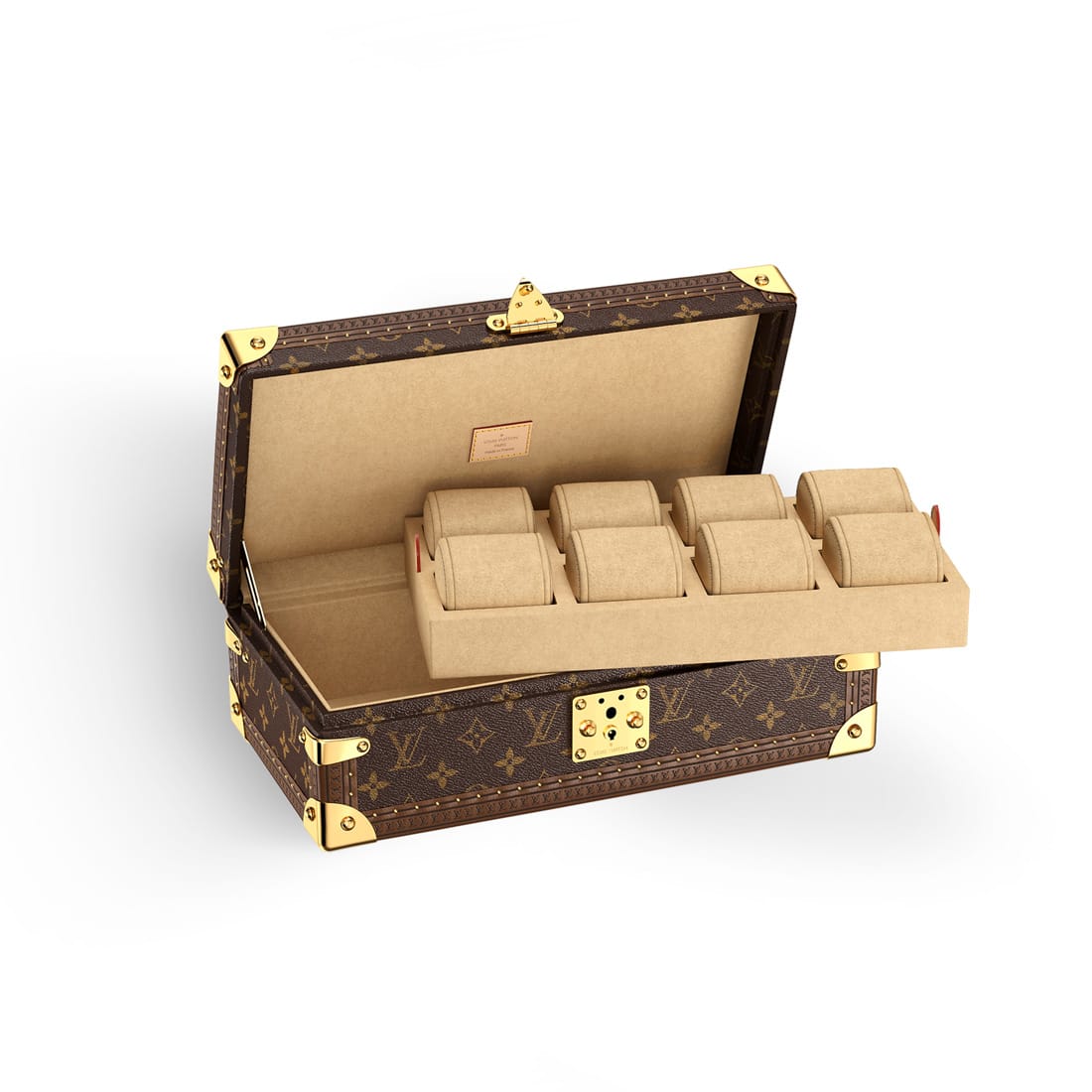 Louis Vuitton Brown Luxury 8 Watch Box thumbnail 2