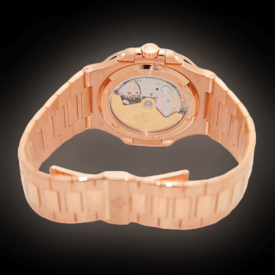 Nautilus Patek Philippe Rose Gold Brown Dial 40mm Watch 5711R-001 thumbnail 4