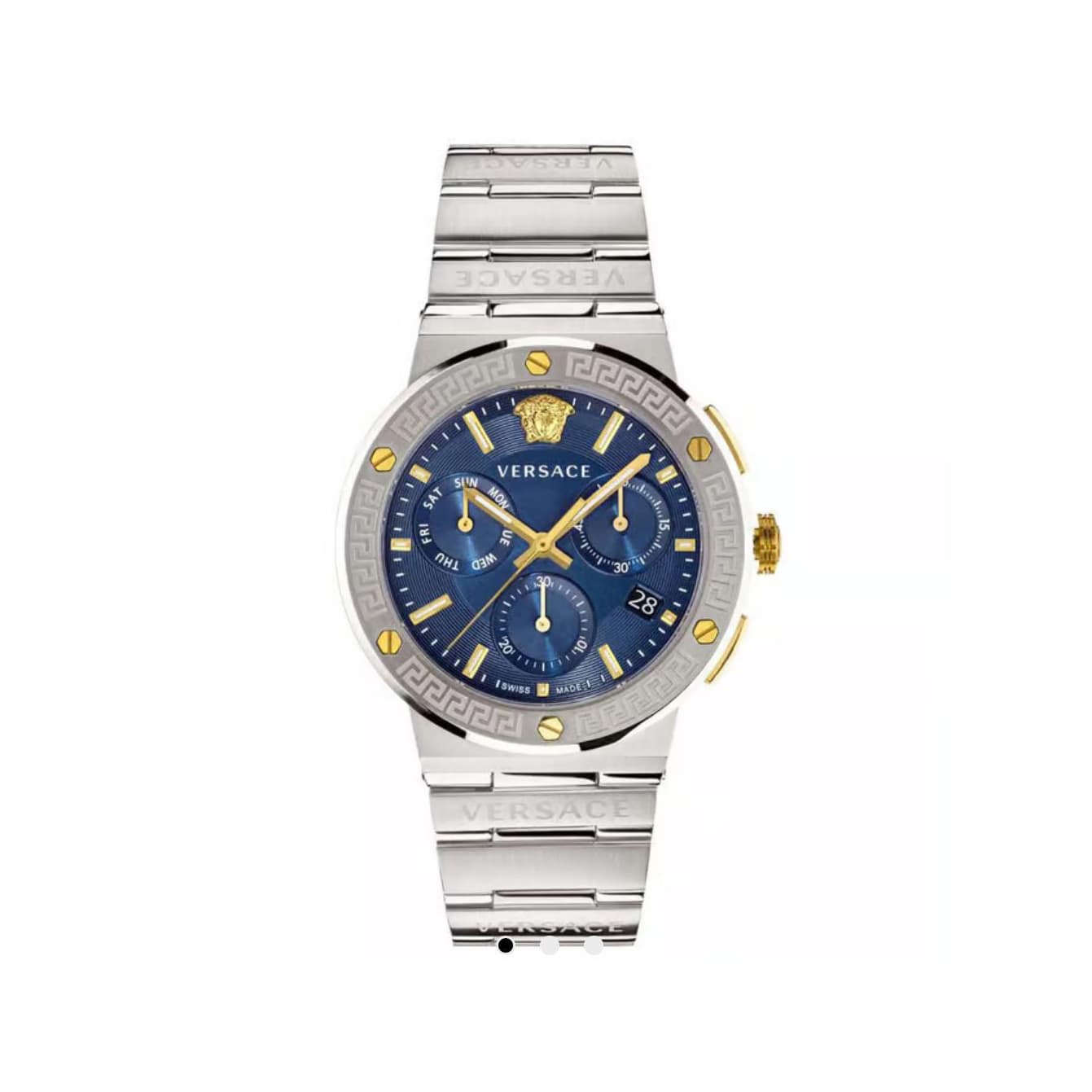 Versace Greca Logo Chronograph Watch for Men VEZ900221