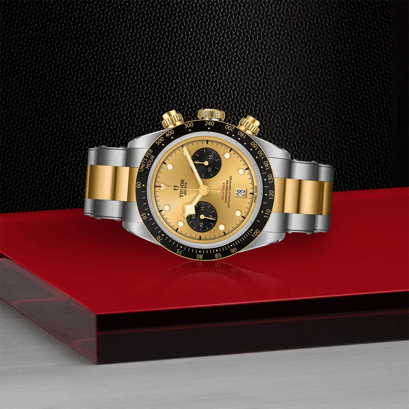 Tudor Black Bay Chrono S&G Gold Dial Premium Watch M79363N-0007 thumbnail 4