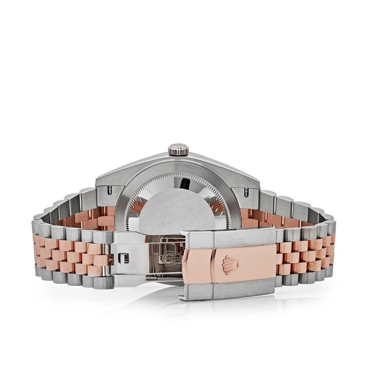 Rolex Date just 41 Two-Toned Rose Gold Stainless Steel Brown Dial 126331 thumbnail 3