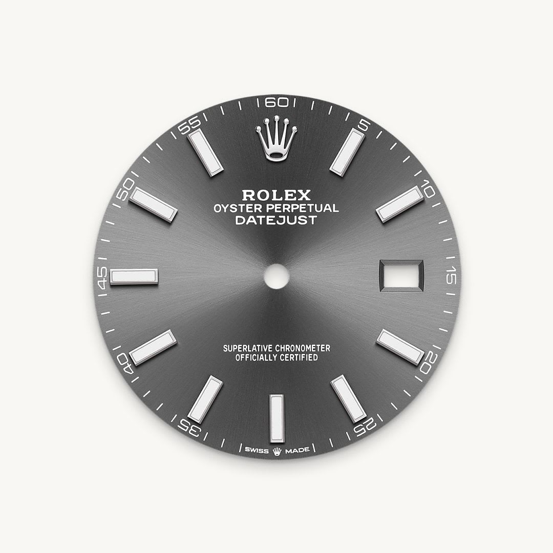 Rolex Datejust 41 Oyster, 41 mm, Oystersteel and Grey Dial M126334-0014 thumbnail 3