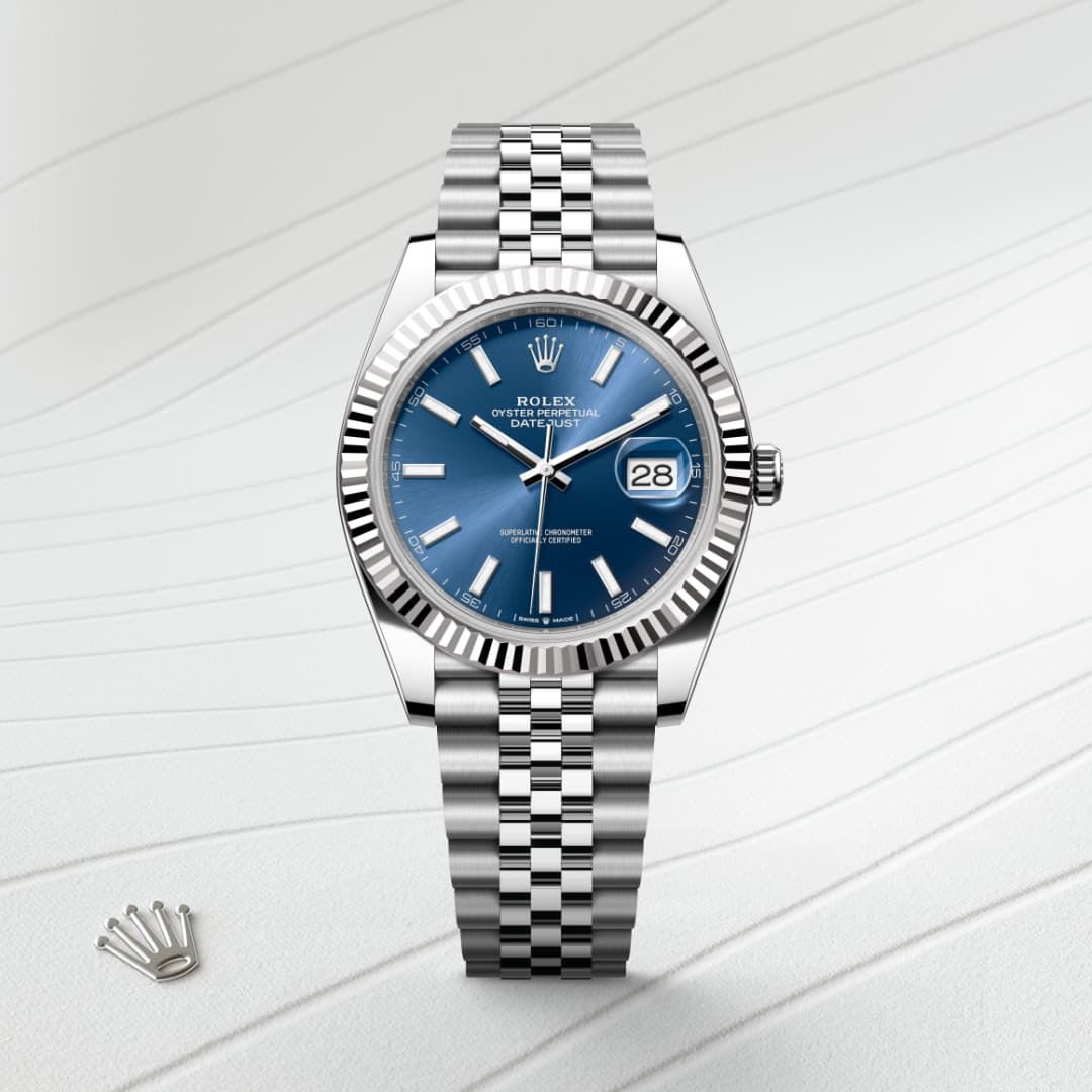 Rolex Datejust 41 Oyster, 41 mm, Oystersteel and Blue Dial M126334-0002 thumbnail 6