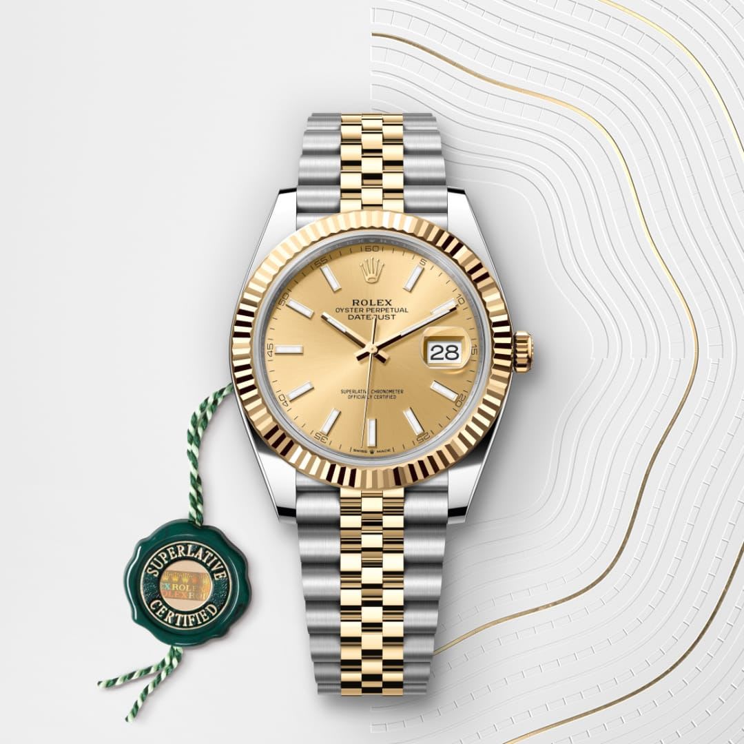 Rolex Datejust 41 Oyster, Oystersteel and Yellow Gold Watch M126333-0010 thumbnail 8