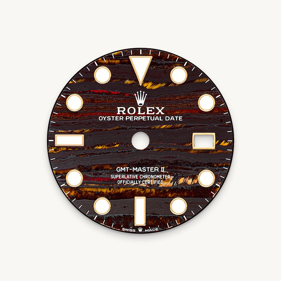 Rolex GMT-Master II Oyster, 40 mm, yellow gold M126718GRNR-0002 thumbnail 3